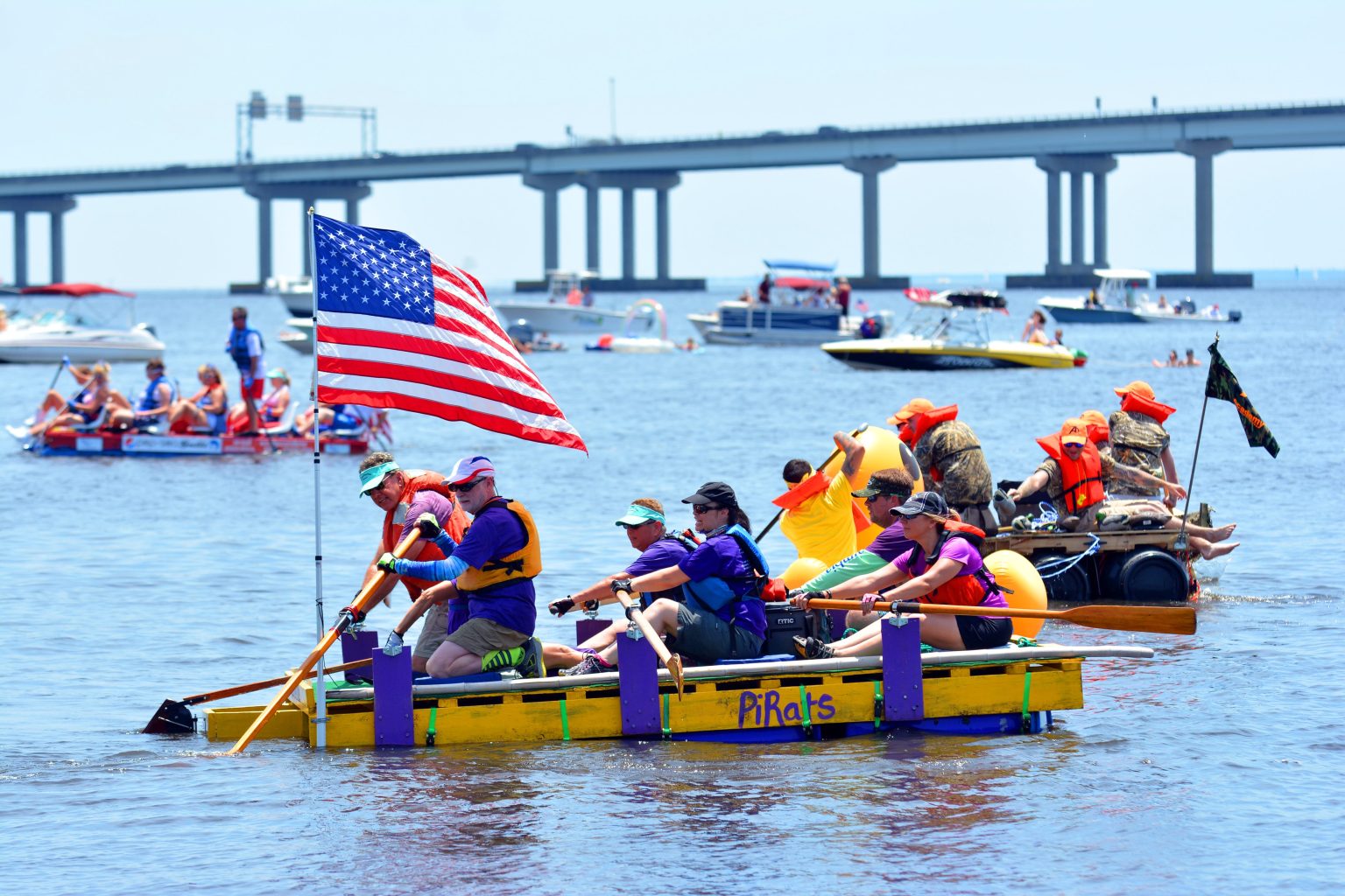 Paddle Craft The Great Trent River Raft Race